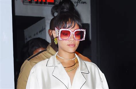 rihanna in gucci glasses|The Get: Rihanna’s Met Gala After.